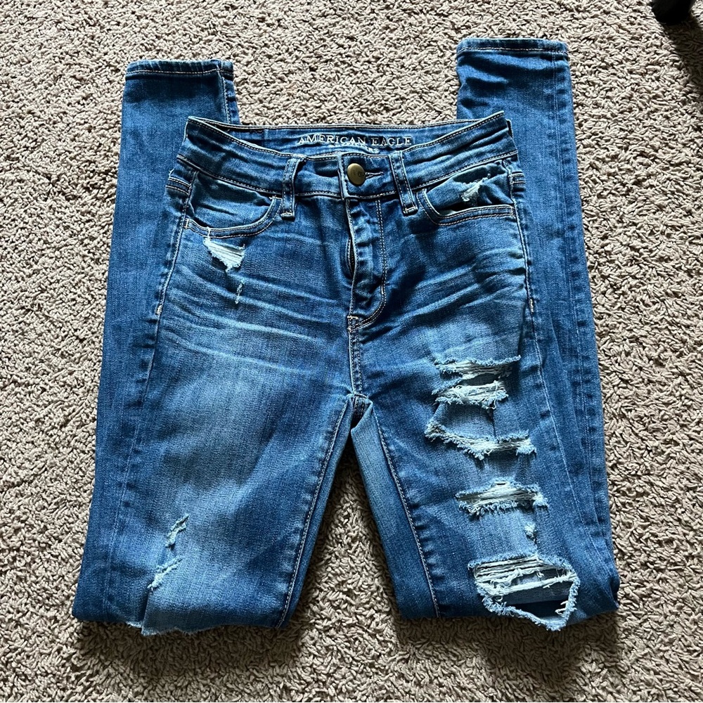 American Eagle High Rise skinny Jean Jegging